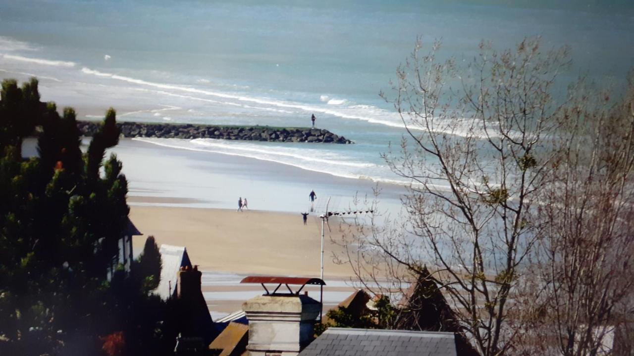 Le Cottage Vue Mer Benerville sur Mer Bagian luar foto